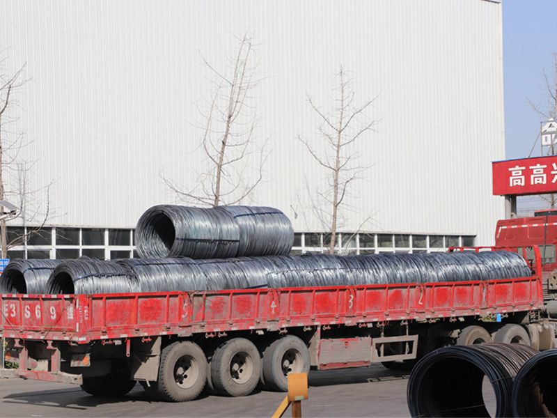 CRB550鋼筋準(zhǔn)備發(fā)貨